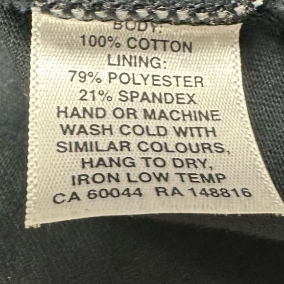 Smash + Tess black The T shirt bodysuit short sleeve cotton top bodysuit Large - Picture 5 of 7